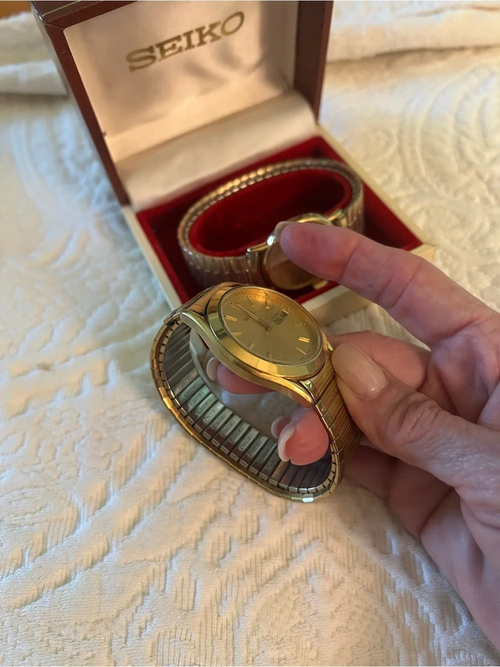 Seiko Gold Tone Men’s Dress Watches